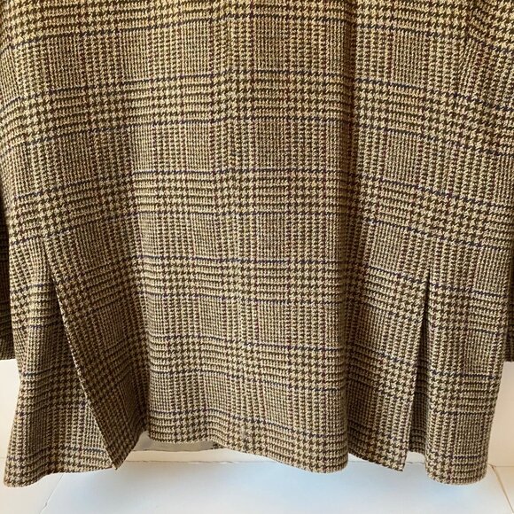 Ralph Lauren brown wool tweed sport jacket blazer 3 buttons office men 44T - Picture 6 of 9